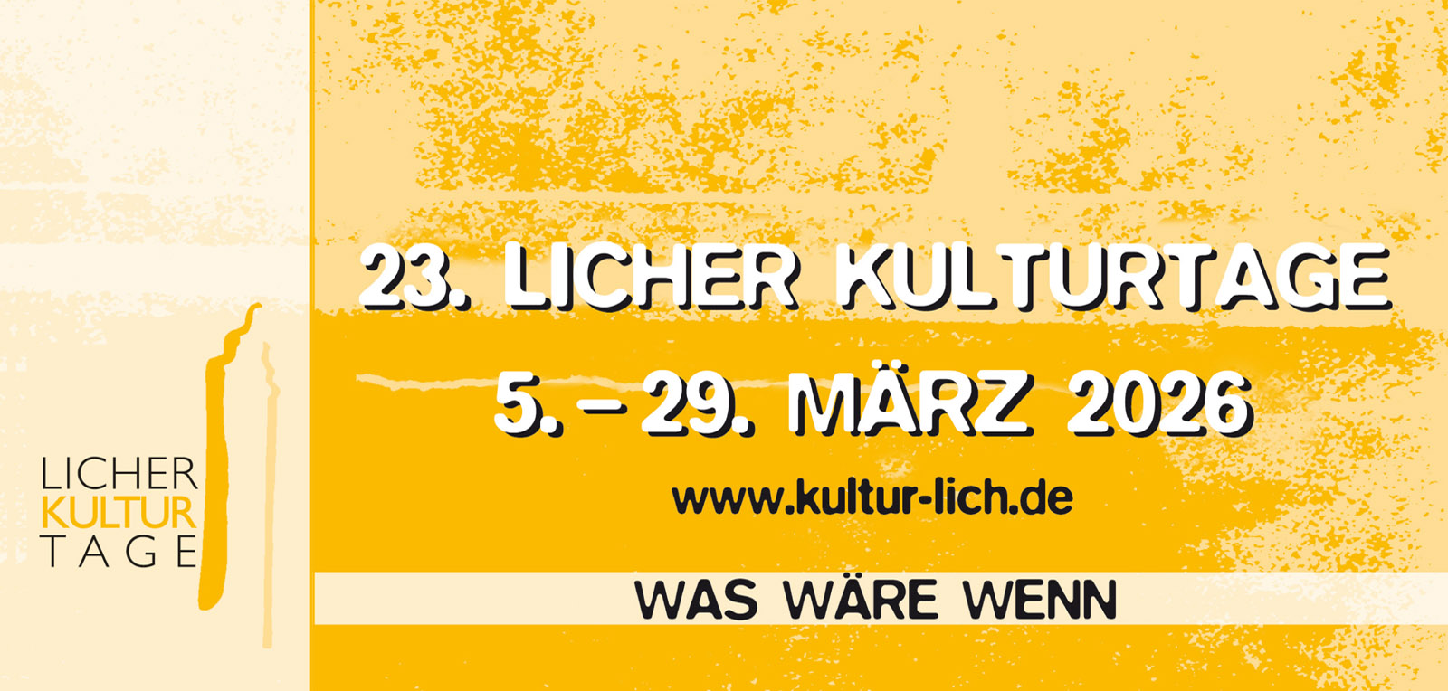 Banner - 23. Licher Kulturtage - 2026